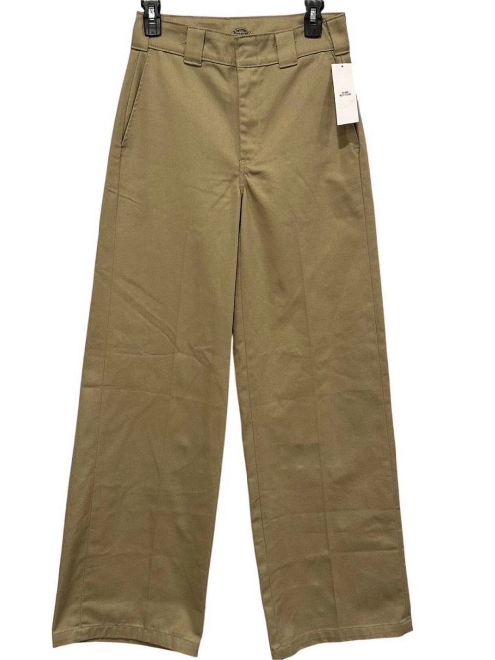 Women Dickies Wide-Leg Work Pant - Khaki